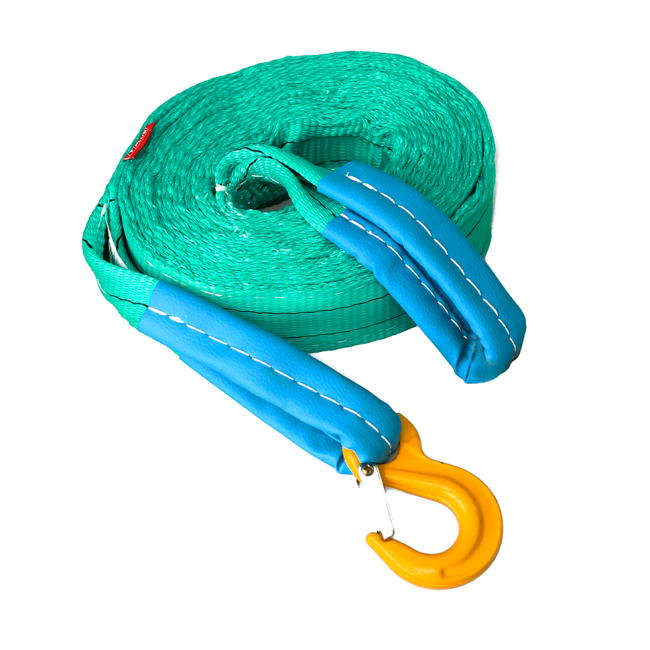 Усиленный буксировочный трос 12 т 4.5 м Крюк/Петля, Tplus