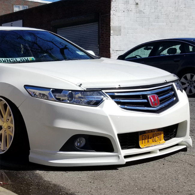 Накладка (юбка) переднего бампера "Modulo" для Honda Accord VIII (2008-2013)