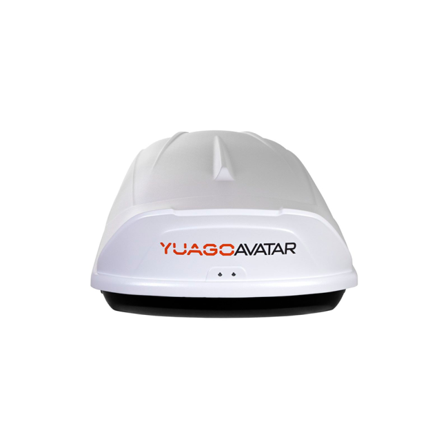 Автобокс YUAGO Avatar (тиснение) (EuroLock), белый, 460л Автобокс YUAGO Avatar (тиснение) (EuroLock), белый, 460л