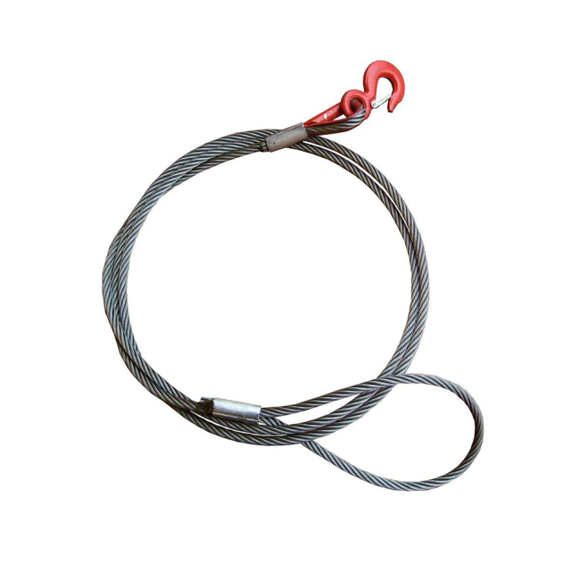 Буксировочный трос (стальной) 40 т 11 м Крюк/Петля (d: 22.5 мм), Tplus