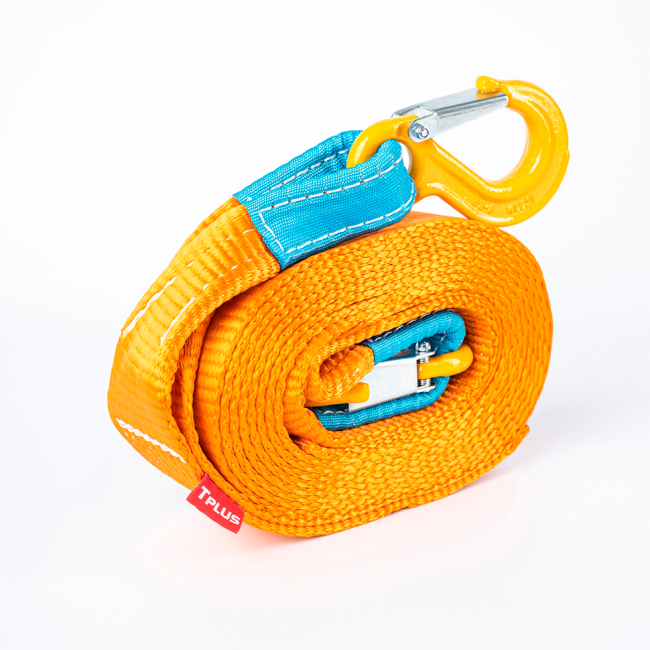 Динамическая стропа (рывковая) 9 т 5 м серия "Стандарт" Крюк/Крюк, Tplus