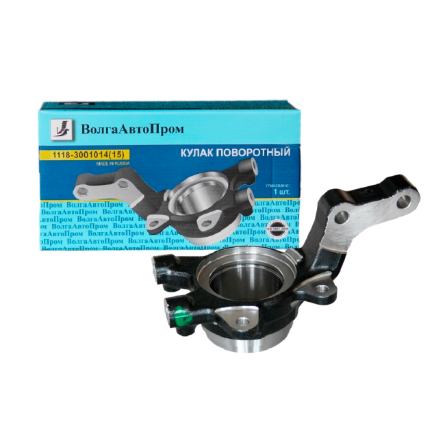 Кулак поворотный левый 1118. 1118-3001015 Калина