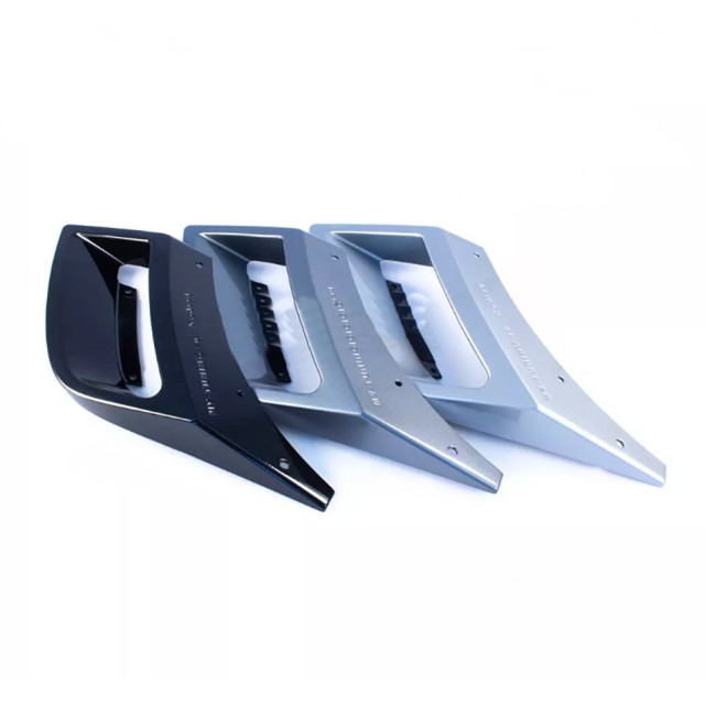 Имитация насадок глушителя SPACE GRAY (серый глянец) для Skoda Kodiaq (2016-н.в.) Имитация насадок глушителя SPACE GRAY (серый глянец) для Skoda Kodiaq (2016-н.в.)