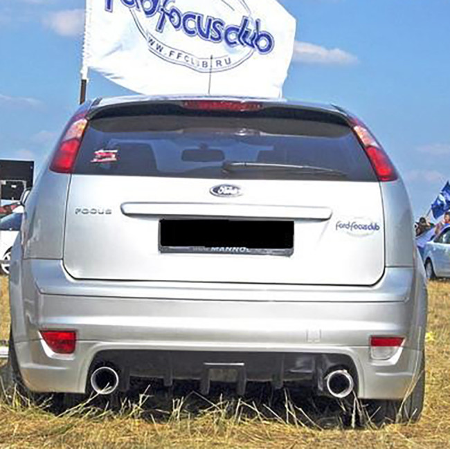 Диффузор заднего бампера "Sport" для Ford Focus 2 (хэтчбек) 3-5D (2004-2008)