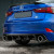 Диффузор заднего бампера №1 (с килями) для Lexus IS III (с 2013-2022)