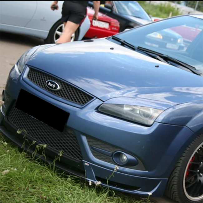 Накладка (юбка) переднего бампера "Sport" для бампера Кабри (стайлинг) Ford Focus 2 (2004-2008)