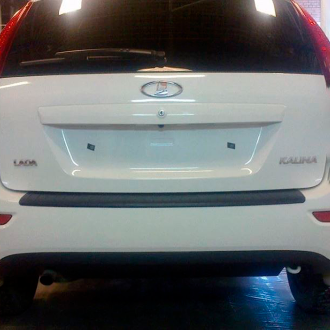 Накладка на задний бампер "АртФорм" для ВАЗ 2192 LADA Kalina 2 (2013-н.в.), хэтчбек