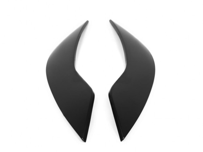 Накладки на фары (реснички) широкие var №1 для Ford Focus 3 (2012-2014)