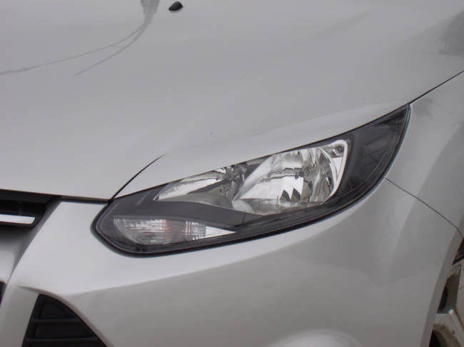Накладки на фары (реснички) широкие var №1 для Ford Focus 3 (2012-2014)