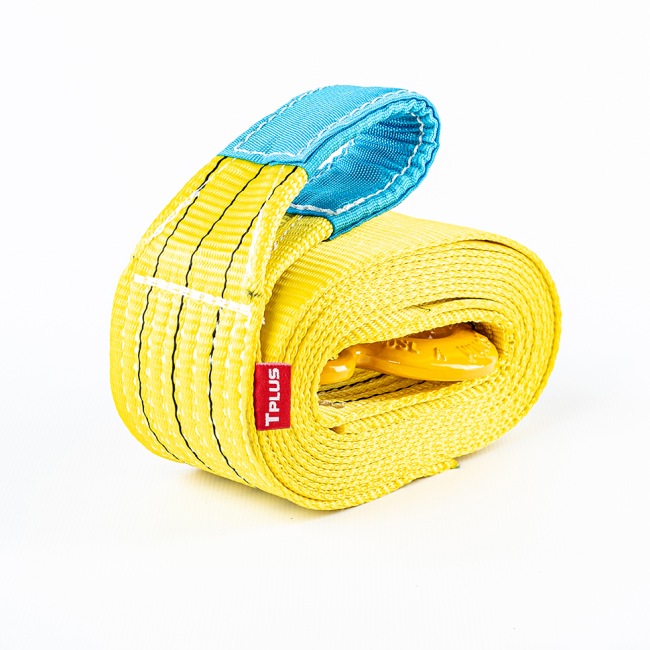 Буксировочный трос 8 т 4 м Крюк/Петля, Tplus Буксировочный трос 8 т 4 м Крюк/Петля, Tplus