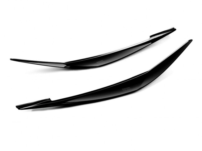 Накладки на фары (реснички) (Led-оптика) var №2 для BMW X6 E71 (2010-2014) Накладки на фары (реснички) (Led-оптика) var №2 для BMW X6 E71 (2010-2014)