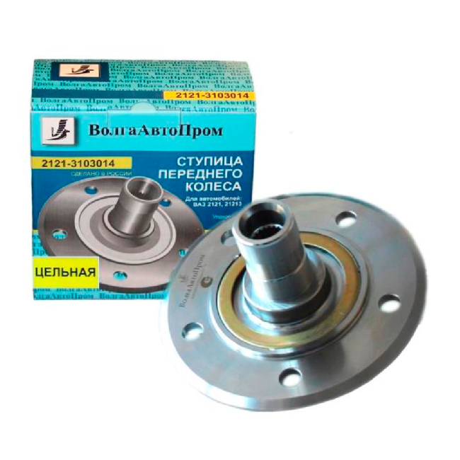 Ступица переднего колеса цельная (без кольца) 2121. 2121-3103014