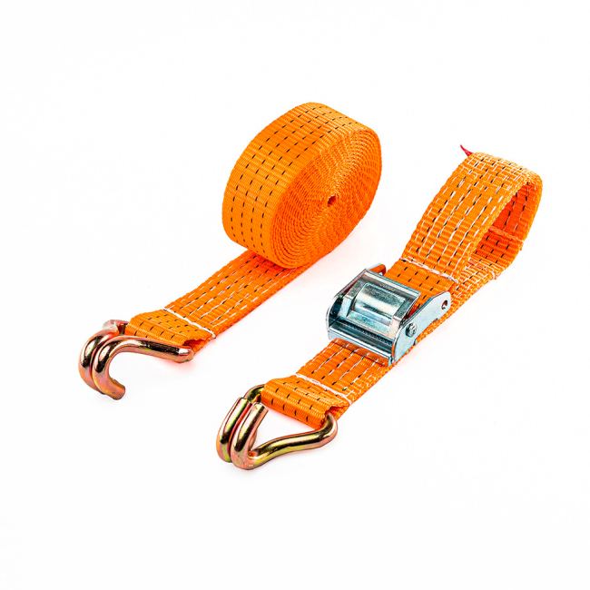 Стяжка для крепления груза с фиксатором со стальным замком 1200 кг 2 м Крюк/Крюк, Tplus