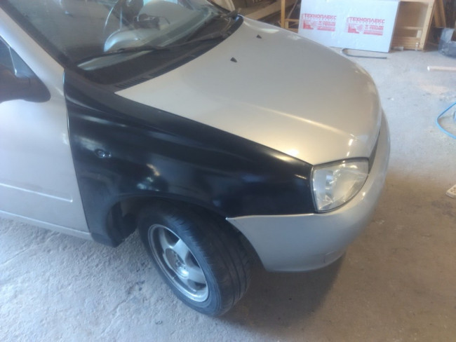 Крыло пластиковое для ВАЗ 1117, 1118, 1119 "LADA Kalina" левое Крыло пластиковое для ВАЗ 1117, 1118, 1119 "LADA Kalina" левое