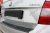 Защитная накладка заднего бампера (под покраску) для Skoda Rapid (2012-2020)