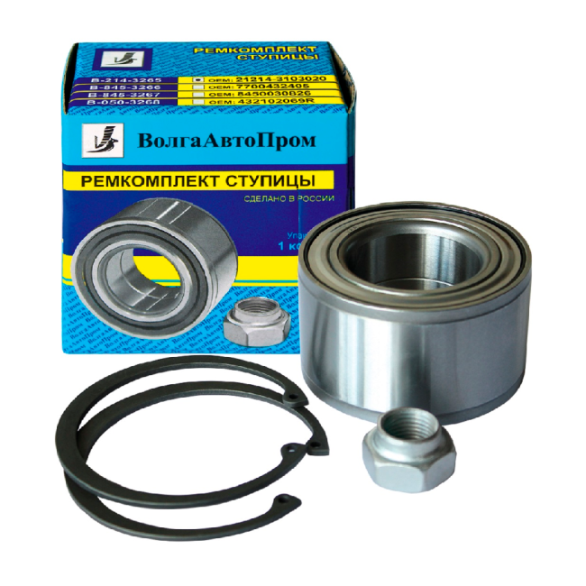 Ремкомплект ступицы переднего колеса для LADA 4х4 Урбан (с двухрядным шариковым подшипником 256809) 21214-3103020