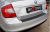 Защитная накладка заднего бампера (текстурный пластик) для Skoda Rapid (2012-2020)