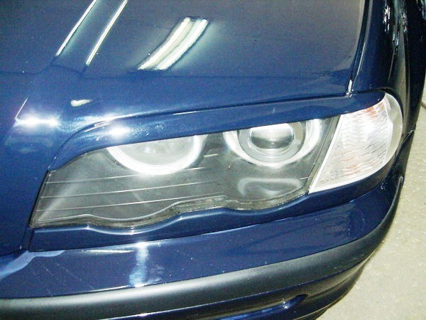 Накладки на фары (реснички) для BMW 3 Series (E46) (1998-2002) Накладки на фары (реснички) для BMW 3 Series (E46) (1998-2002)