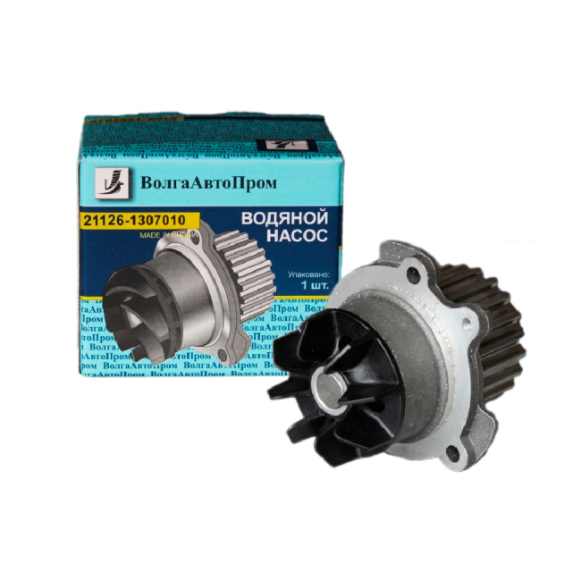 Водяной насос LADA Priora (16кл) 'евросальник', подшипник 'шарик+ролик' 21126-1307010