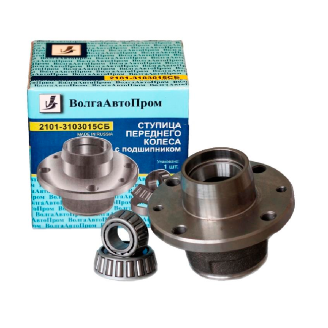 Ступица переднего колеса 2101 с подшипниками CRAFT в сборе 2101-3103015СБ