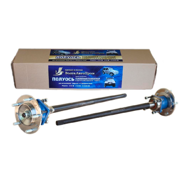 Полуось заднего моста усиленная разборная разгруженного типа 21213-2123 с АБС