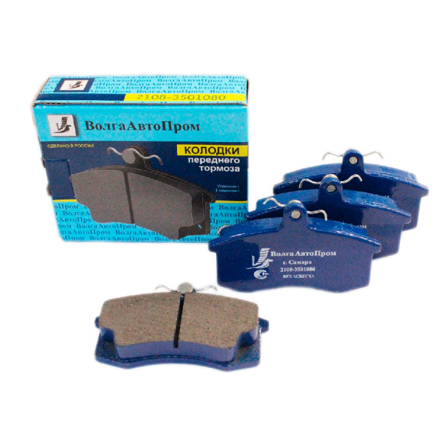 Колодки переднего тормоза 2108. 2108-3501080