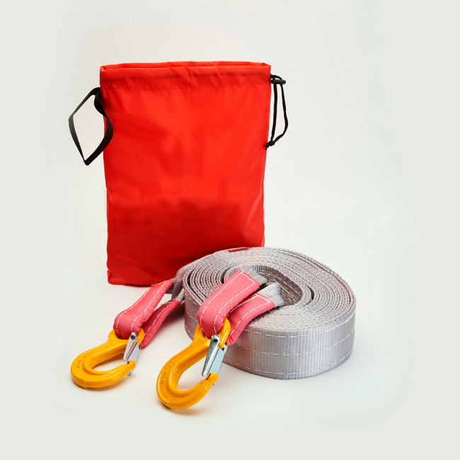 Динамическая стропа (рывковая) 12 т 6 м серия "Туризм" Крюк/Крюк, Tplus