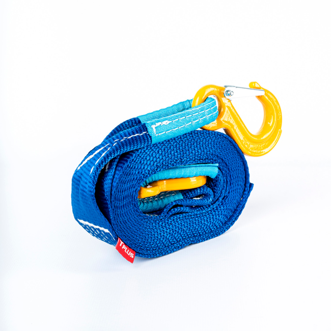 Динамическая стропа (рывковая) 4.5 т 4.5 м серия "Стандарт" Крюк/Крюк, Tplus
