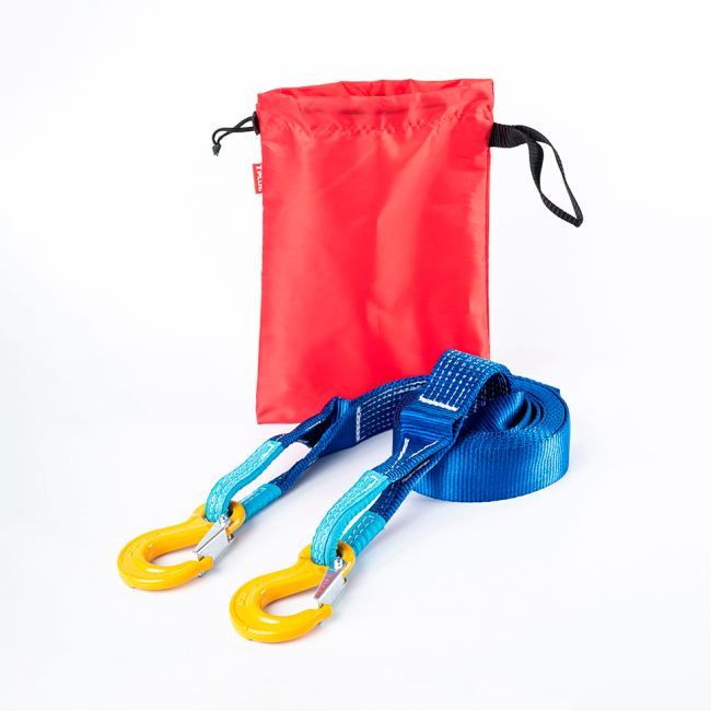 Динамическая стропа (рывковая) 4.5 т 4.5 м серия "Стандарт" Крюк/Крюк, Tplus