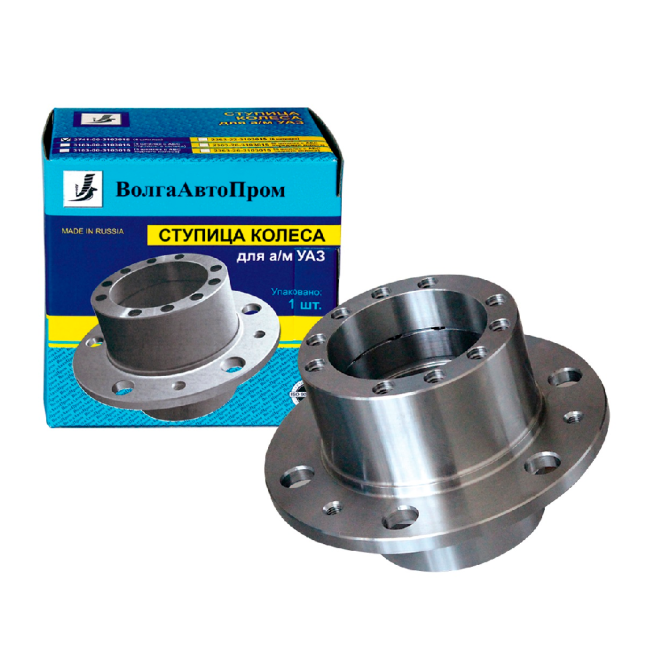 Ступица колеса для УАЗ СТАЛЬНАЯ, КОВАНАЯ 3741-00-3103015 (под 5 шпилек)