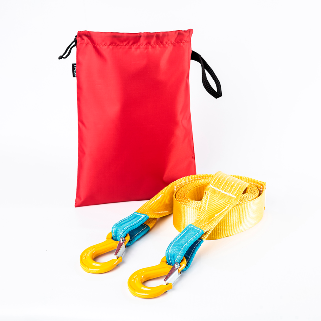 Динамическая стропа (рывковая) 6 т 5 м серия "Стандарт" Крюк/Крюк, Tplus