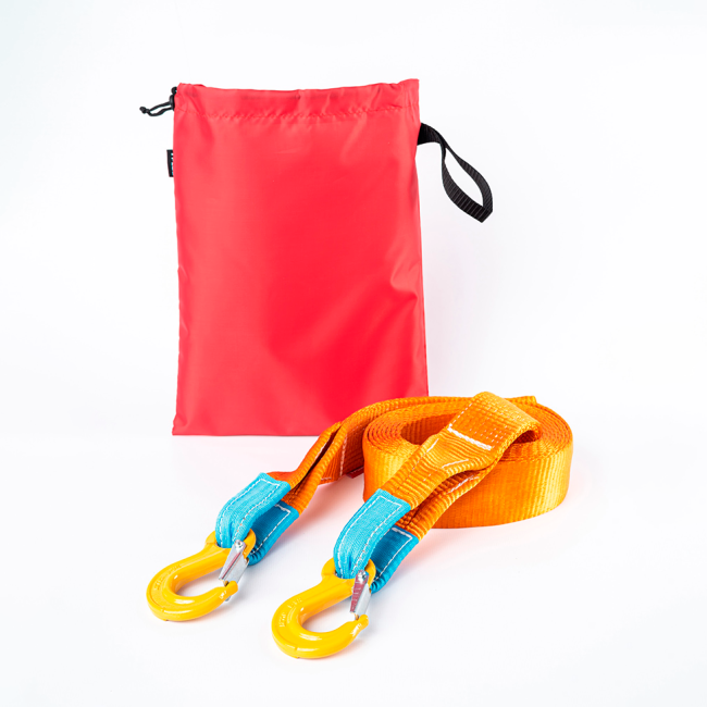 Динамическая стропа (рывковая) 9 т 4.5 м серия "Стандарт" Крюк/Крюк, Tplus