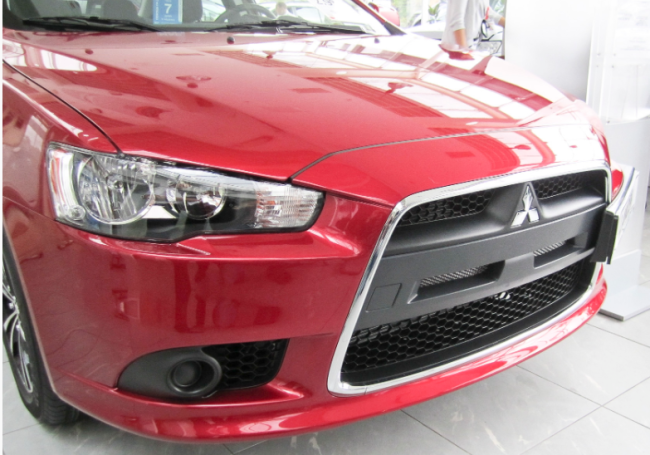 Воздуховоды радиатора в передний бампер (Цельные) для Mitsubishi Lancer X (2010-2016)