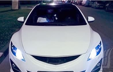 Решетка радиатора без планки (сетка в комплекте) "Sport" var №1 для Mazda 6 (2008-2012)