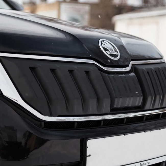 Зимний экран верхний, (текстурный пластик) для Skoda Kodiaq (2016-2021) Зимний экран верхний, (текстурный пластик) для Skoda Kodiaq (2016-2021)