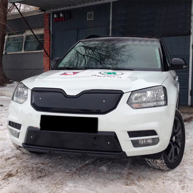Зимний экран нижний, (текстурный пластик) для Skoda Yeti City (2013-2018) Зимний экран нижний, (текстурный пластик) для Skoda Yeti City (2013-2018)
