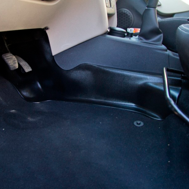 Накладки на ковролин центральные на тоннель для Renault Logan, Renault Sandero (2014-н.в.) 2 штуки