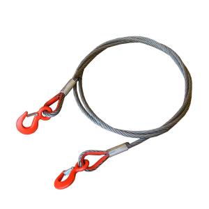 Буксировочный трос (стальной) 40 т 5 м Крюк/Крюк (d: 22.5 мм), Tplus