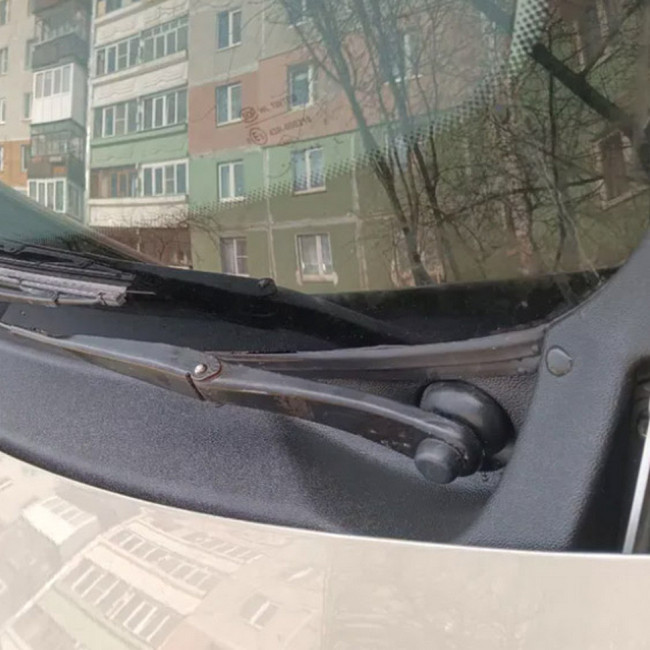 Накладка в проем стеклоочистителя(жабо) Var №1 для Renault Duster(2012-н.в) Nissan Terrano(2014-н.в)