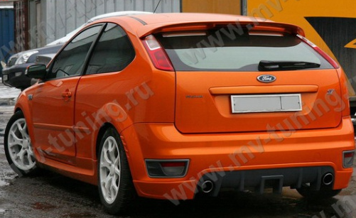 Диффузор заднего бампера "Sport" для Ford Focus 2 ST (2004-2008)