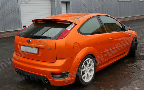 Диффузор заднего бампера "Sport" для Ford Focus 2 ST (2004-2008)